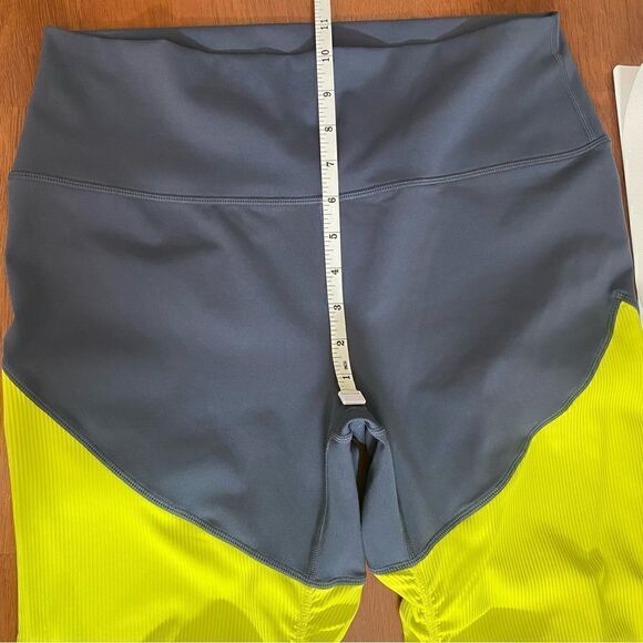 Zyia Neon Yellow Parallel Luxe Hi-rise 7/8 Leggings size XXL - Picture 10 of 14